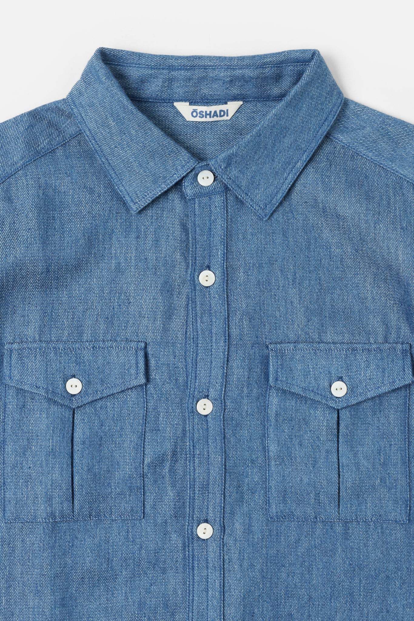 Farmer Shirt, in Hemp Indigo