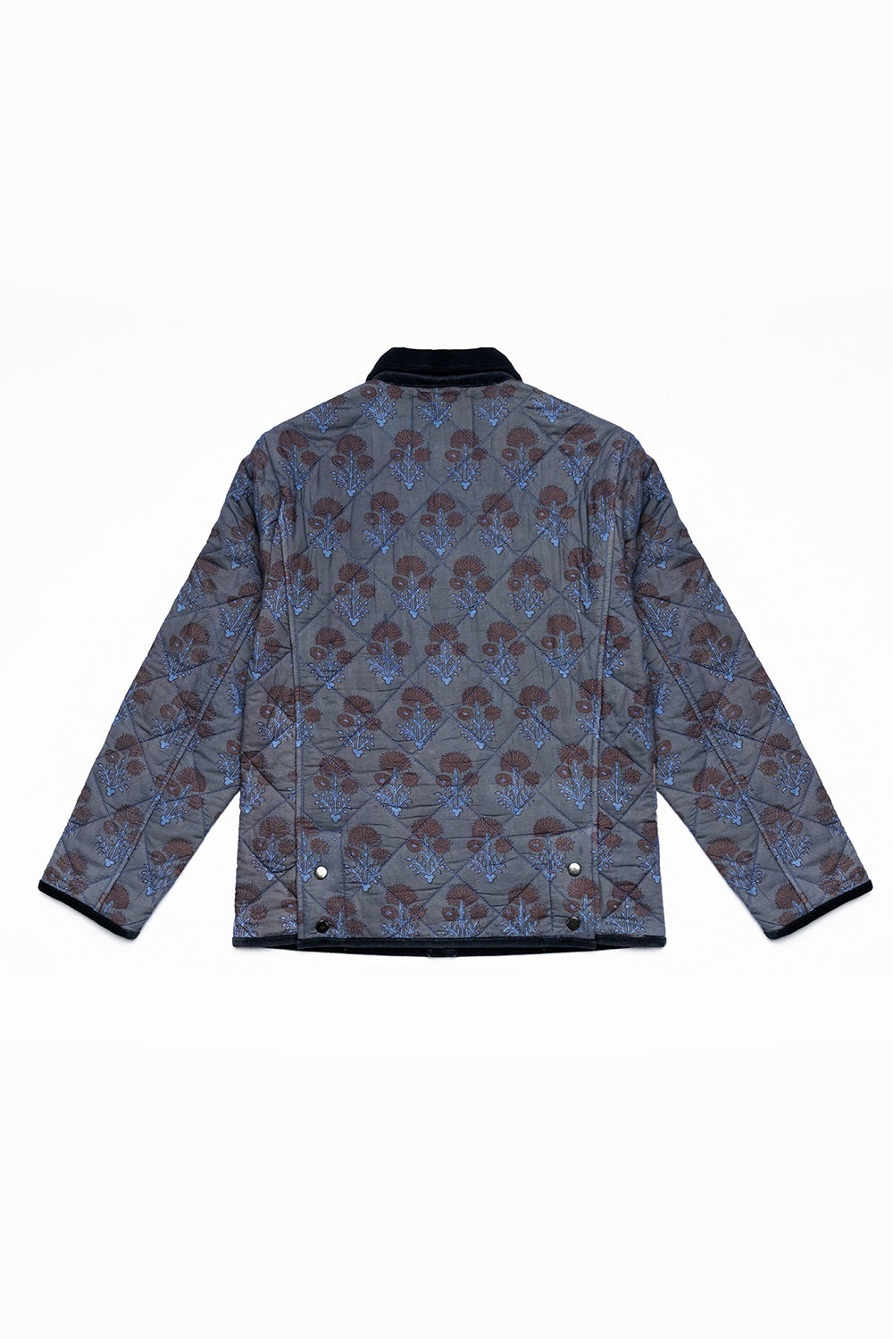 Quilted Jacket, in Indigo