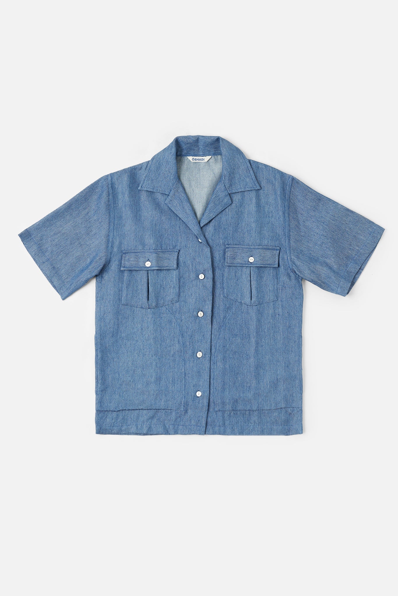 Tailor Shirt, in Hemp Indigo