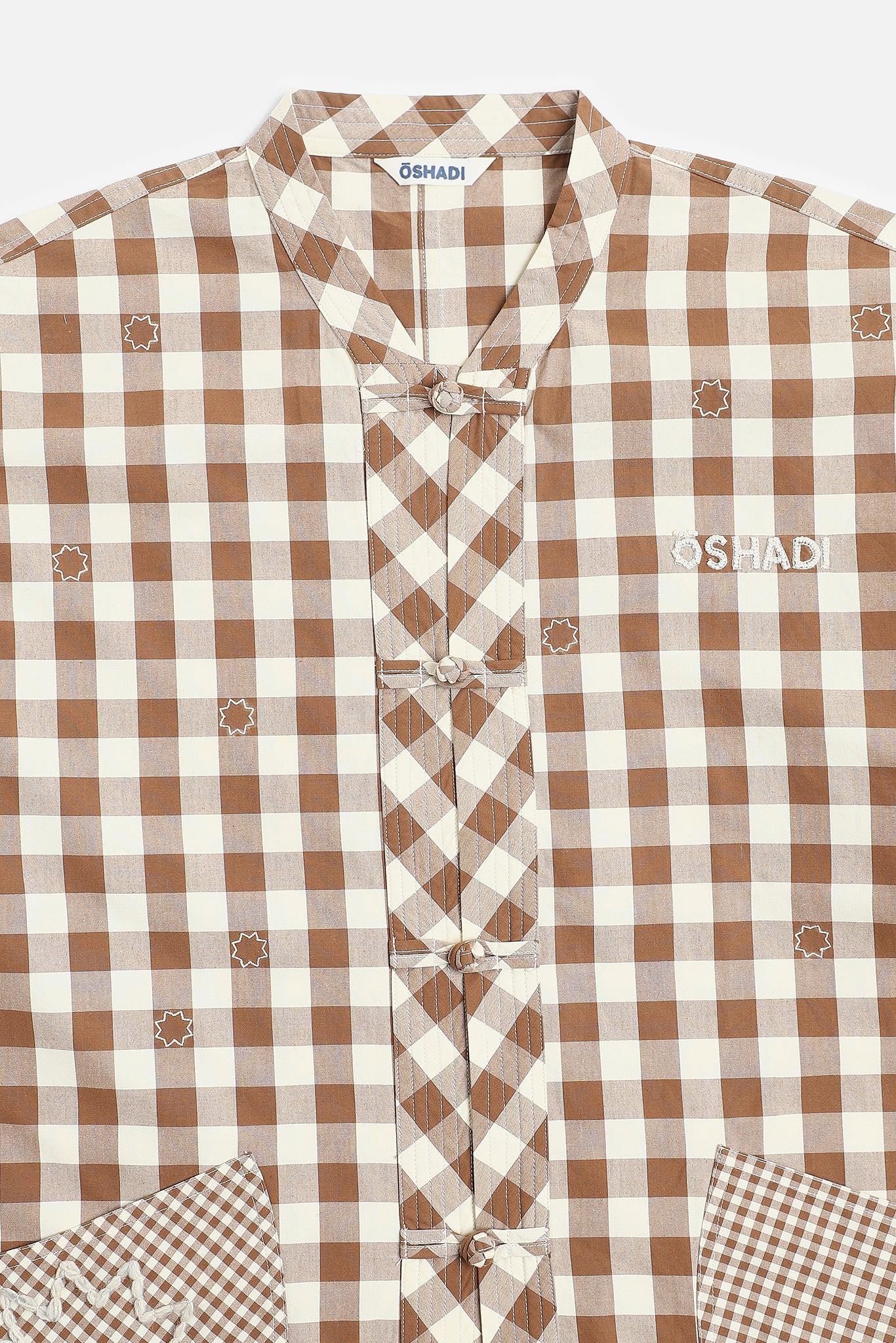 Day Jacket, in Brown Gingham