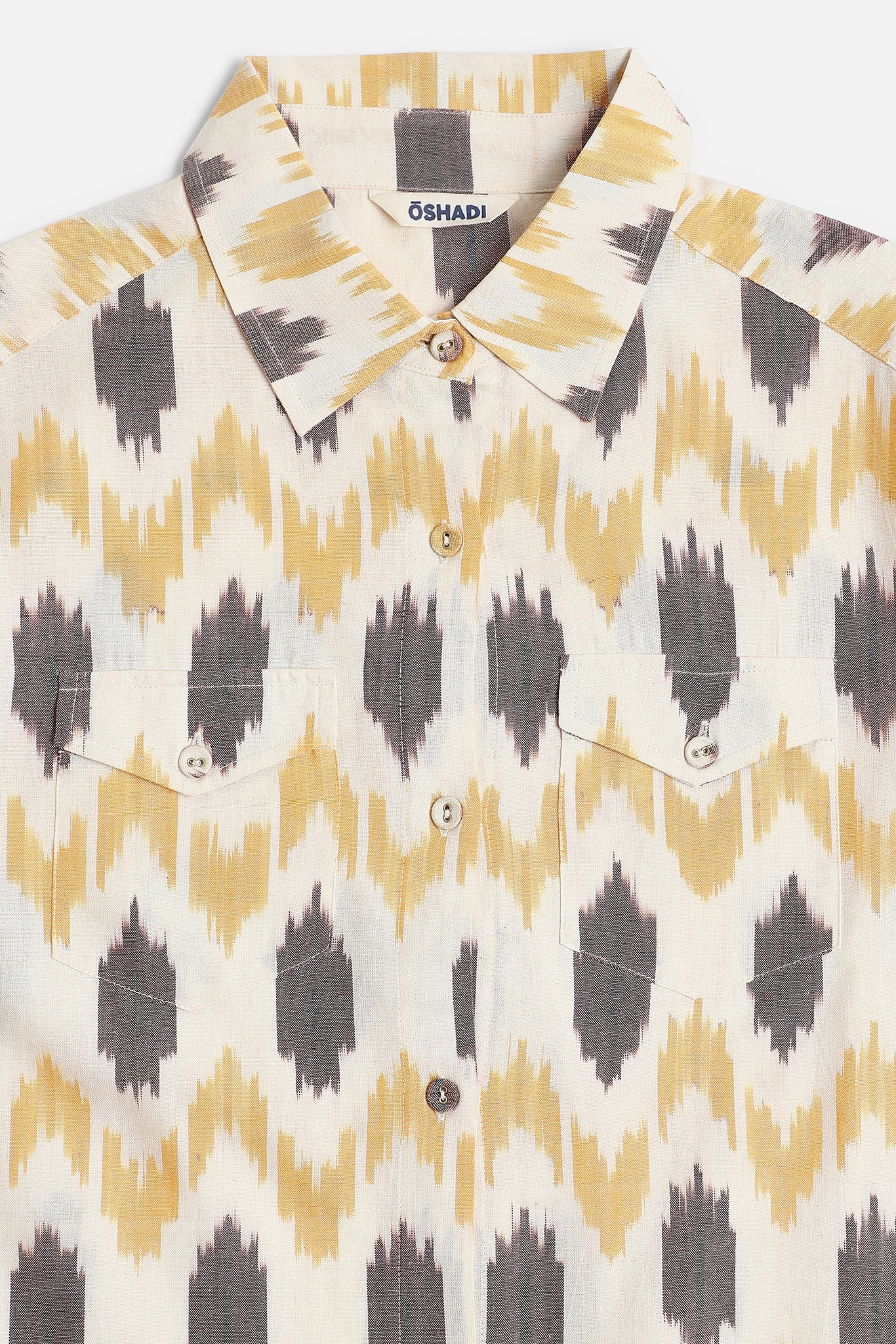 Farmer Shirt, in Movement Ikat