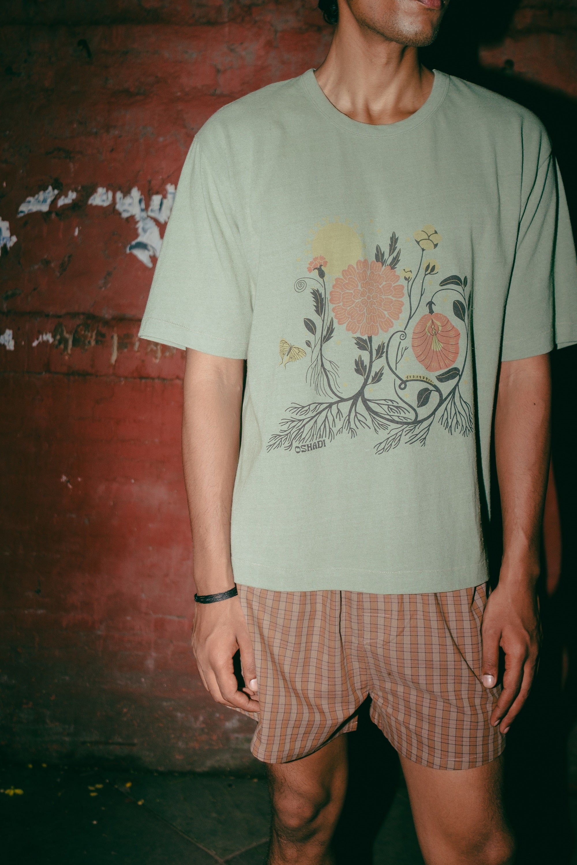 Light Eater Tee, in Greenstone