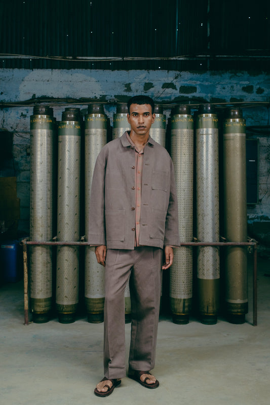 Workwear Jacket, in Mudstone