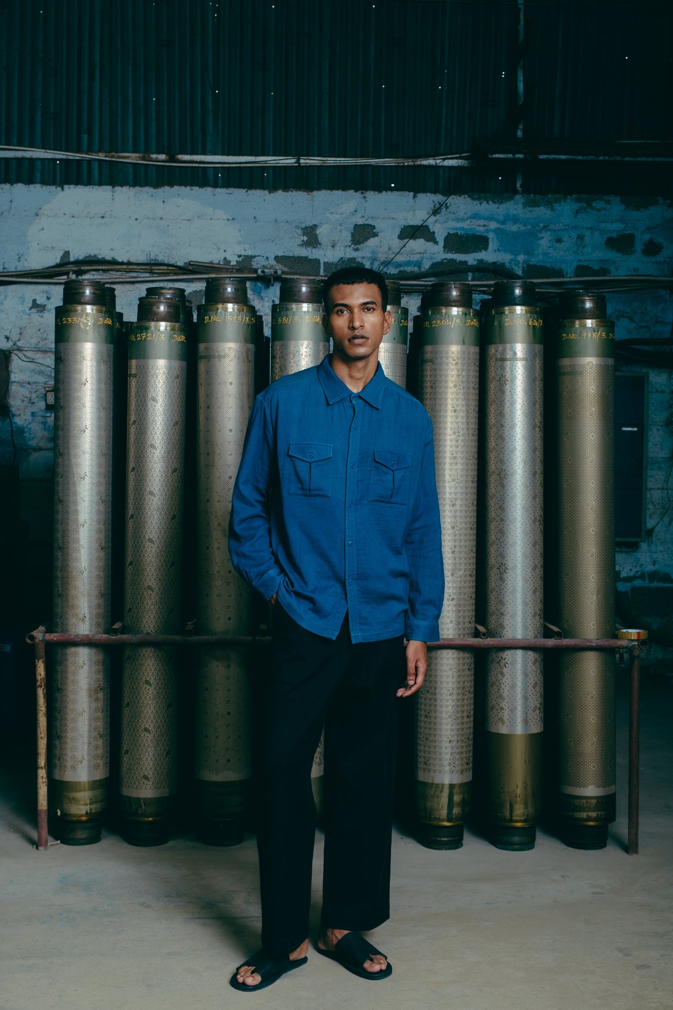 Farmer Shirt, in Indigo