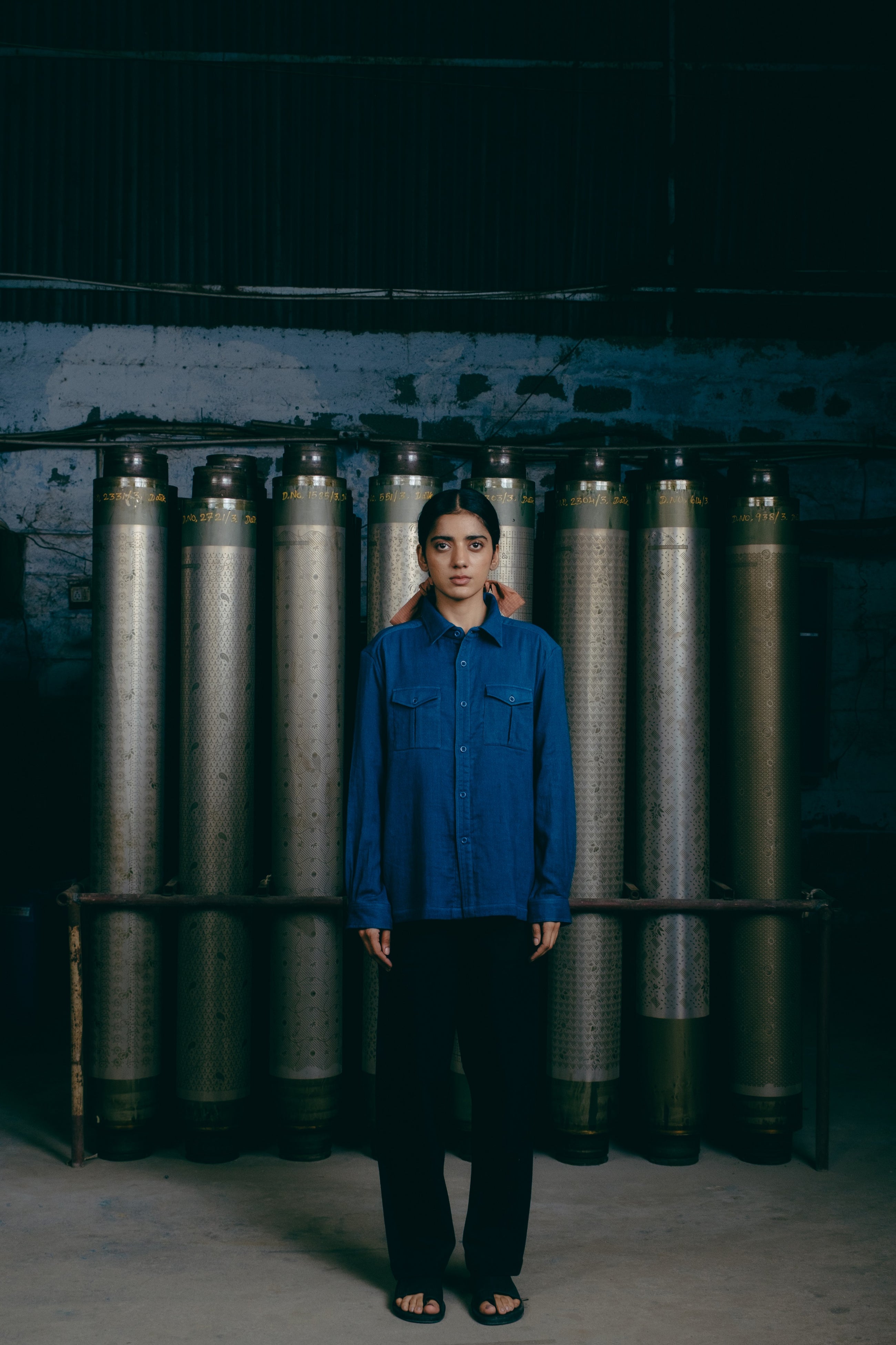 Farmer Shirt, in Indigo image 3