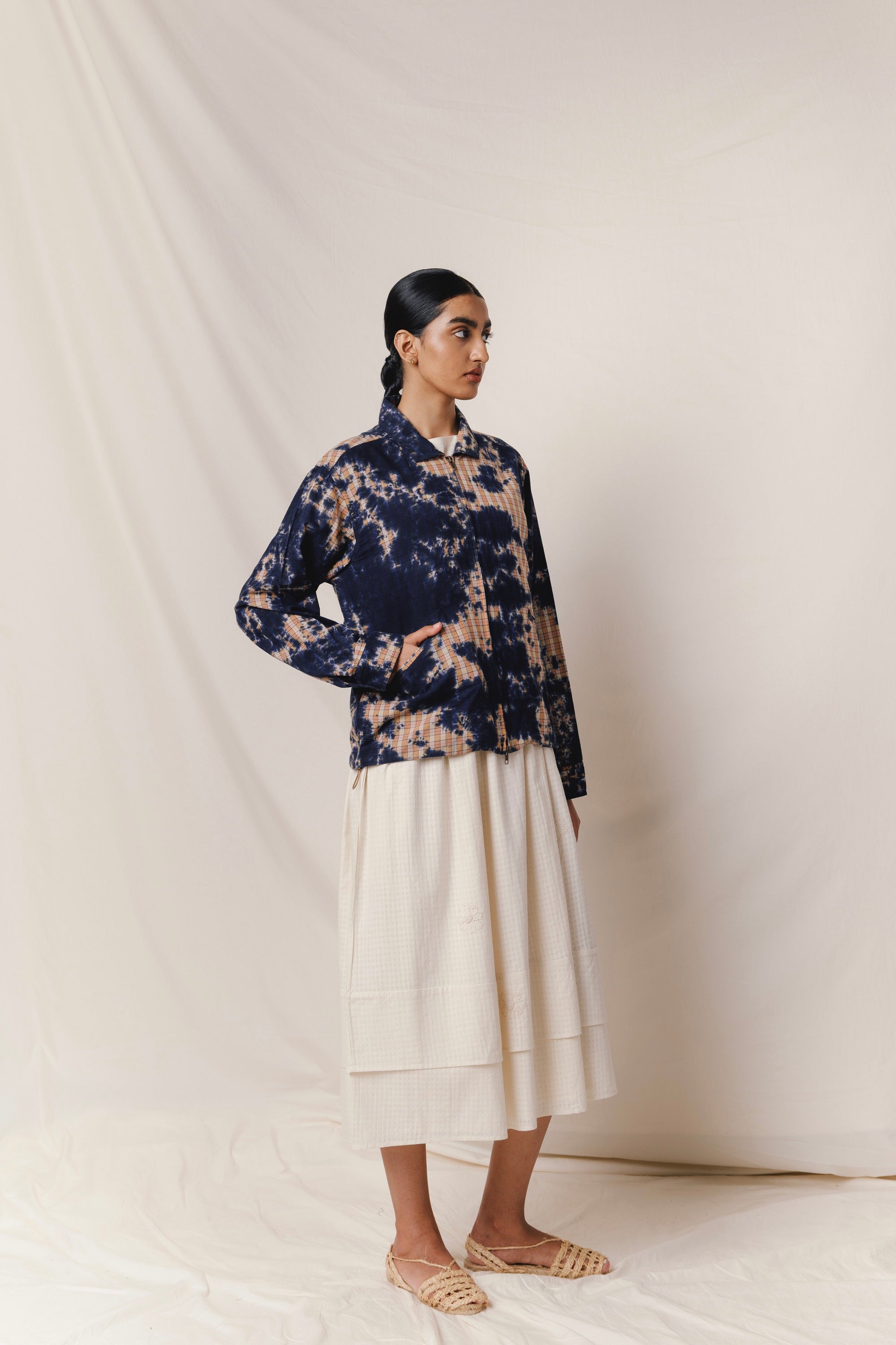 Rooted Jacket, in Accidental Navy