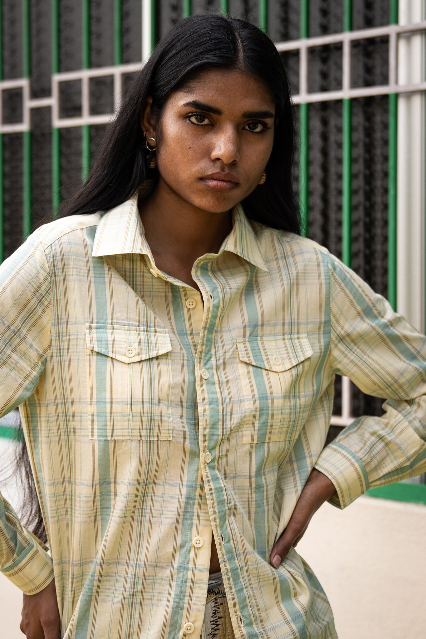 Farmer Shirt, in Butter Plaid