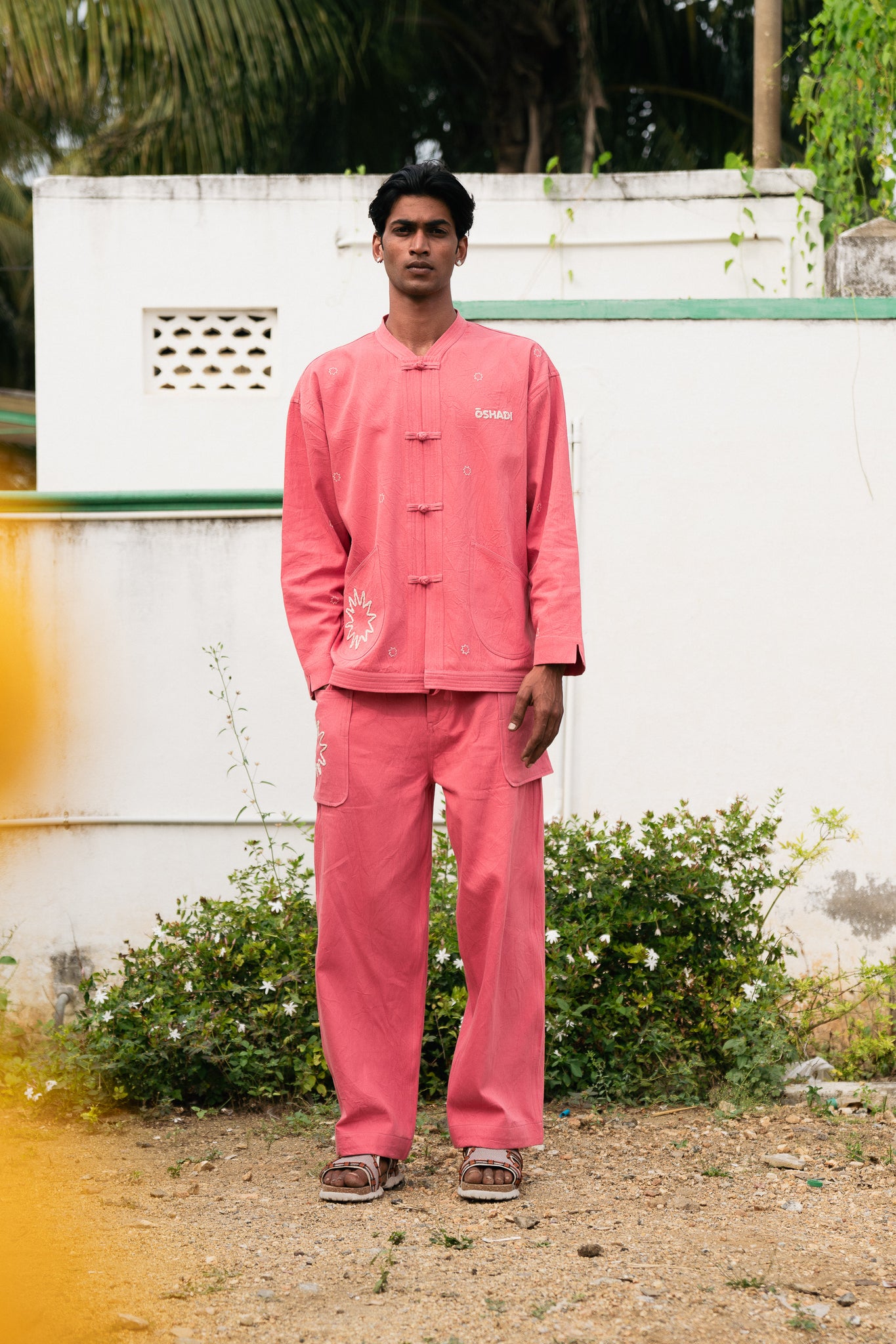 Mar Cargo Trousers, in Palash Pink