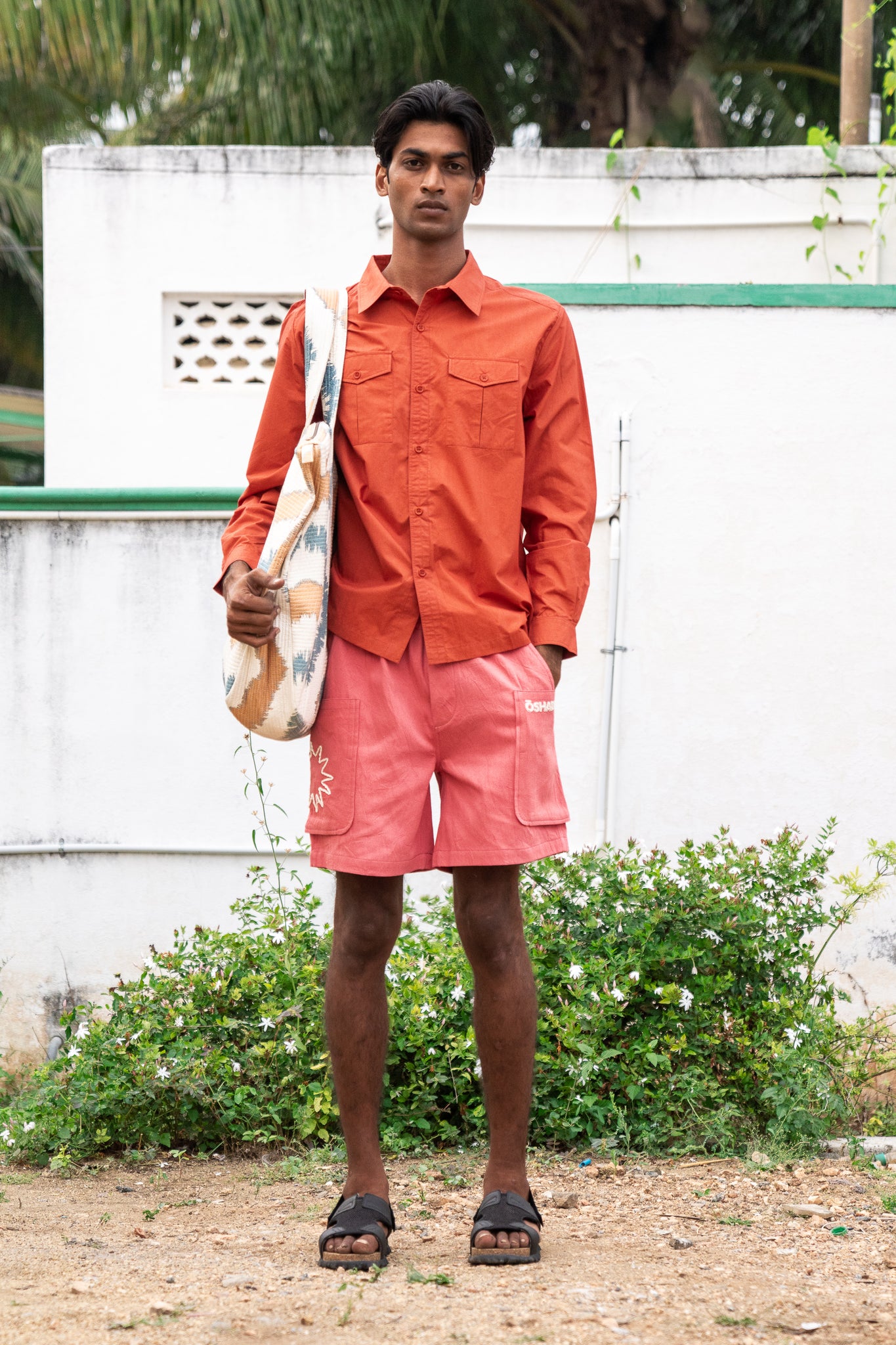 Mar Cargo Shorts, in Palash Pink