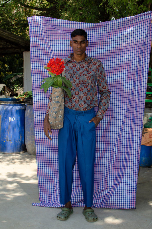 Farmer Shirt, in Pollen Red