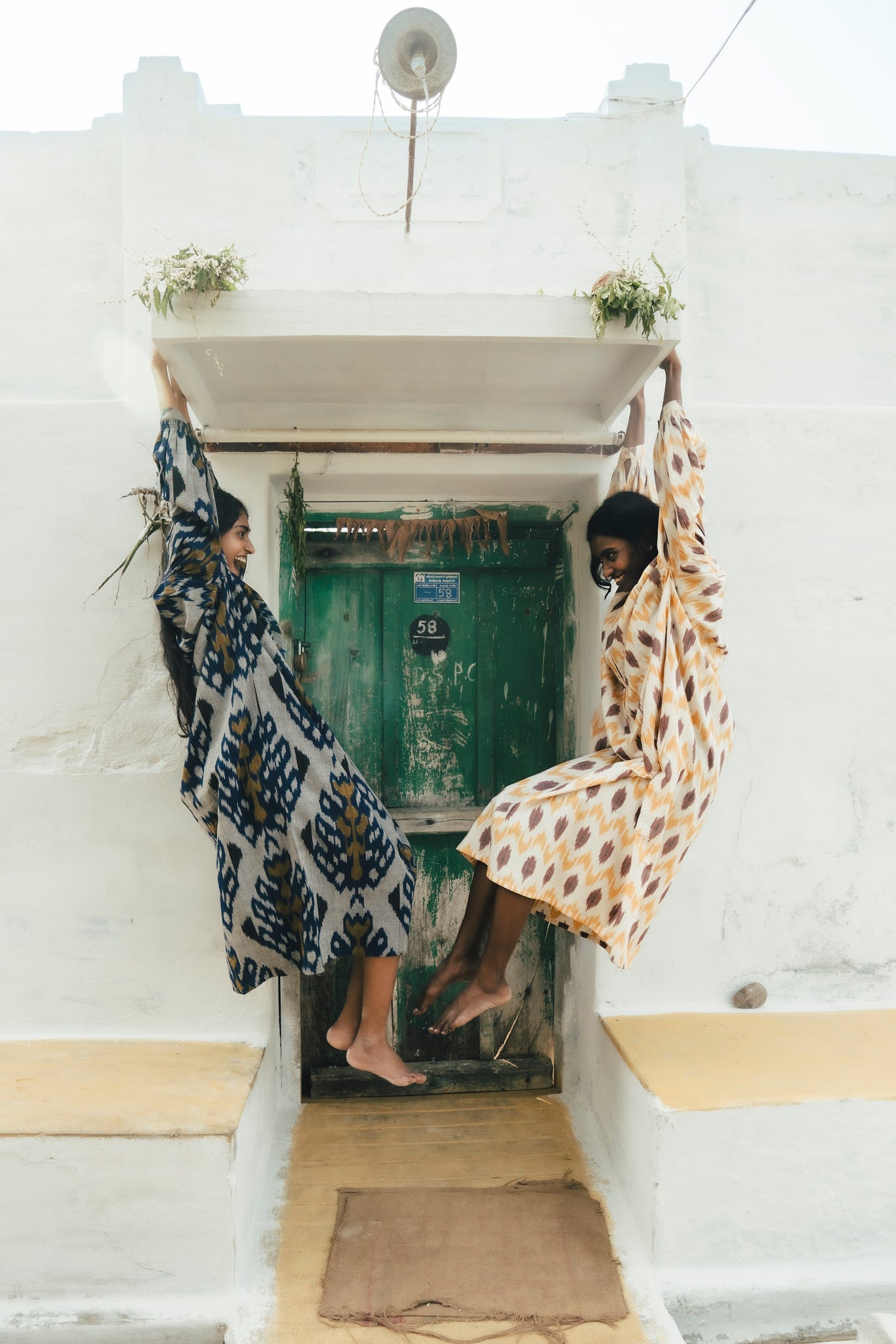 Hammock Dress, in Mandragora Ikat