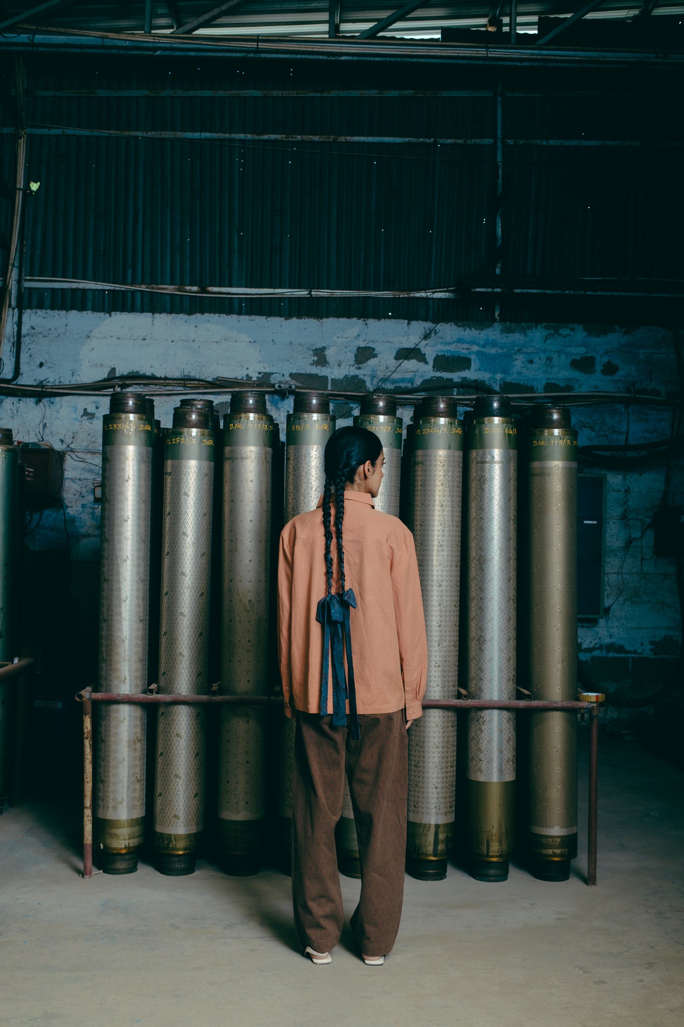 LS Vacay Shirt, in Apricot Stripe