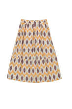 Pleated Sabi Skirt, in Movement Ikat