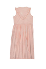 Ruffle Sleeveless Dress, in Plaster Rose