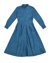 Virakh Shirt Dress, in Indigo