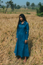 Virakh Shirt Dress, in Indigo