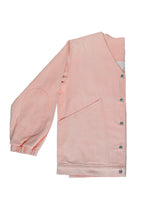 Waishu V Neck Jacket, in Plaster Rose